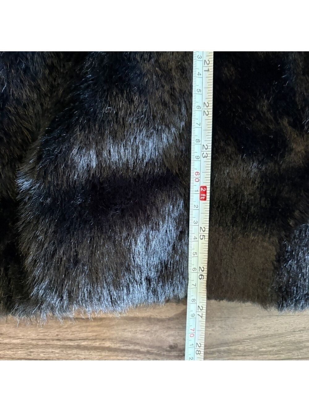 GUESS Women's Filomena Faux-Fur Jacket Black Cozy Medium - Picture 8 of 12